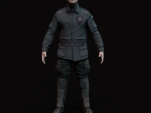 Wasteland male 3D Model