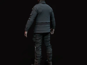 Wasteland male 3D Model