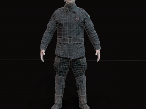 Wasteland male 3D Model