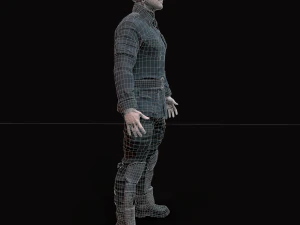 Wasteland male 3D Model