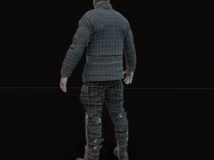 Wasteland male 3D Model