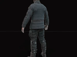 Wasteland male 3D Model