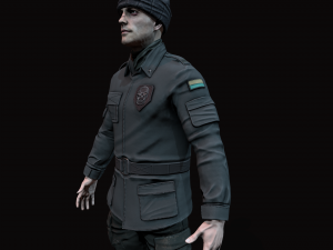 Wasteland male 3D Model