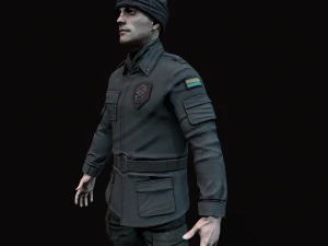 Wasteland male 3D Model