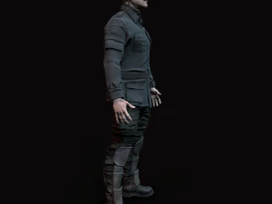 Wasteland male 3D Model