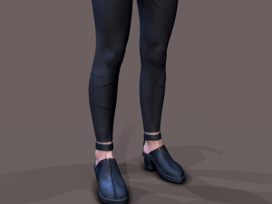 Cyberpunk lady 3D Model