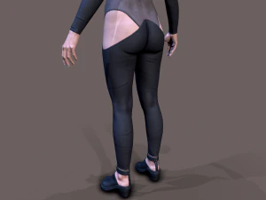 Cyberpunk lady 3D Model