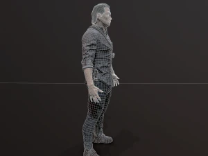 Zombie Apocalypse Survivor 3D Model