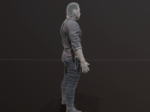 Zombie Apocalypse Survivor Model 3D