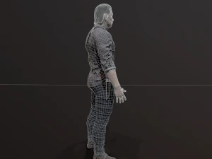Zombie Apocalypse Survivor 3D Model