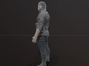 Zombie Apocalypse Survivor 3D Model
