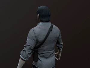 Zombie Apocalypse Survivor 3D Model
