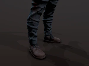 Zombie Apocalypse Survivor 3D Model