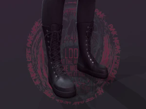 Punk Girl 3D Model
