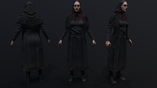 Witch Modèle 3D .c4d .max .obj .3ds .fbx .stl .blend 