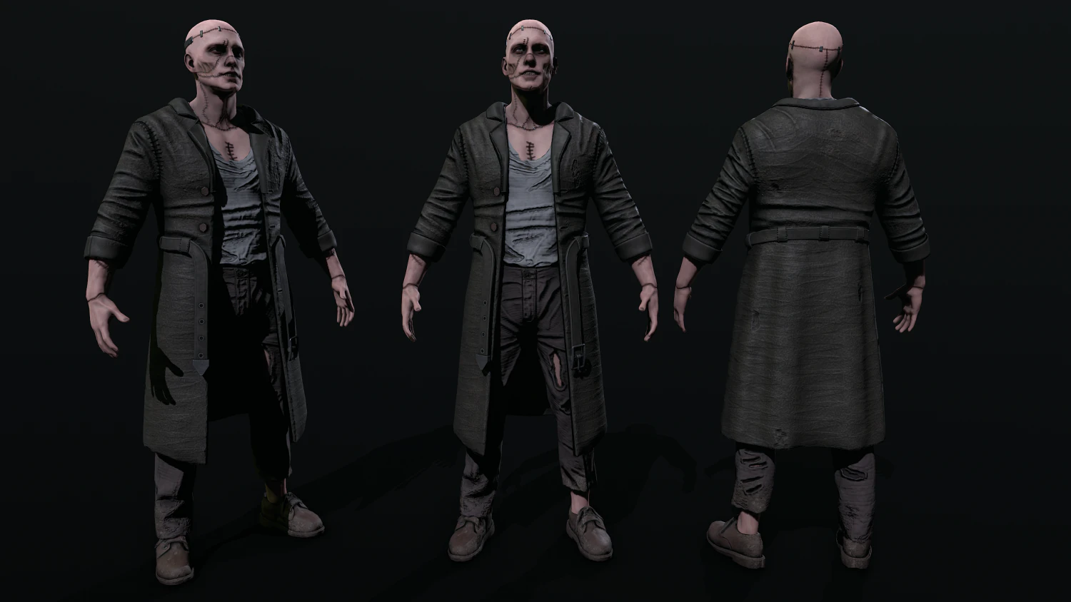 Frankenstein Modello 3D .c4d .max .obj .3ds .fbx .stl .blend 