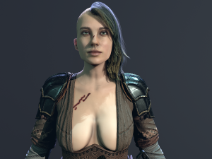 Girl Warrior Modelo 3D