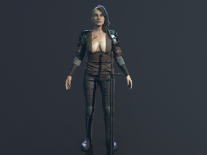 Girl Warrior Modelo 3D