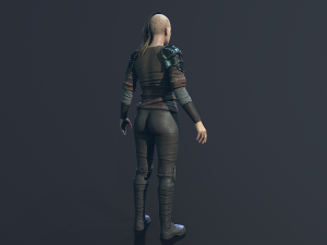 Girl Warrior Modelo 3D