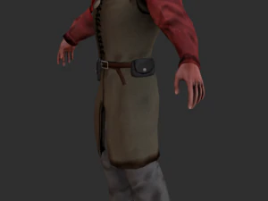 merchant 3D Model