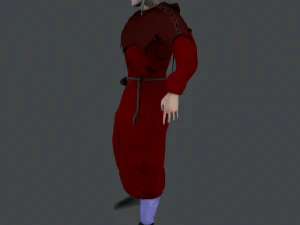 medieval civilian 1 3D Model