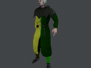 medieval civilian 1 Modelo 3D