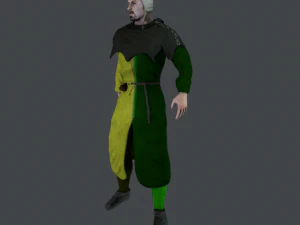 medieval civilian 1 3D Model