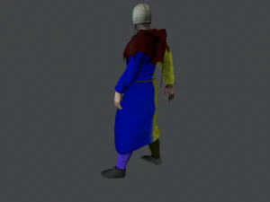 medieval civilian 1 3D Model