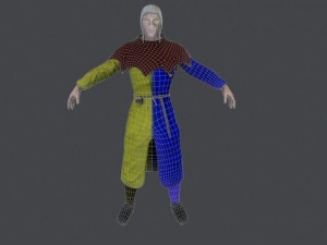 medieval civilian 1 Modelo 3D