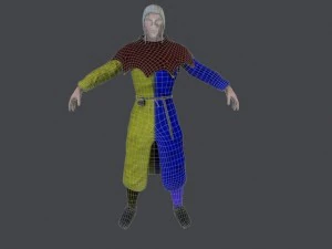 medieval civilian 1 3D Model