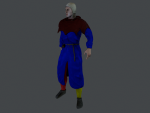 medieval civilian 1 Modelo 3D