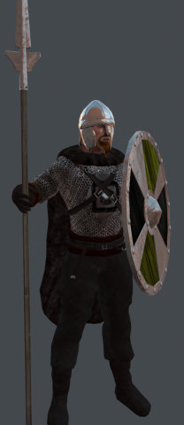 viking warrior Modello 3D .c4d .max .obj .3ds .fbx .stl .blend 