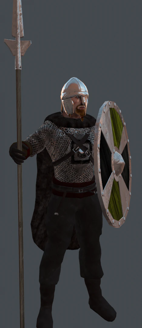 viking warrior 3D Model .c4d .max .obj .3ds .fbx .stl .blend 