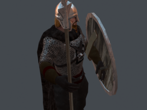 viking warrior Modello 3D