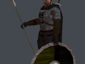 viking warrior Modello 3D