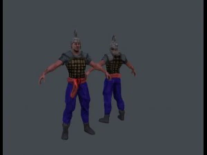 ancient warrior 3D Model