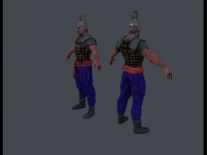 ancient warrior Modello 3D