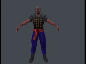 ancient warrior Modello 3D