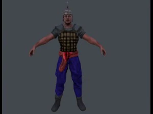 ancient warrior 3D Model