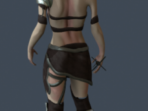 girl warrior 3D Модель