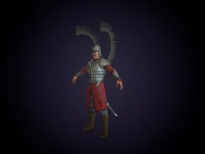 winged hussar 3D Model