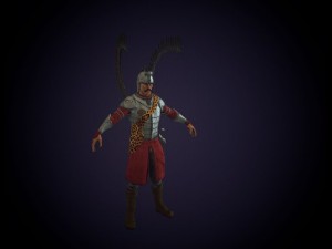winged hussar Modelo 3D