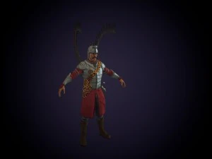 winged hussar 3D Model
