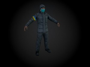 ukrainian revolutionary 3Dモデル