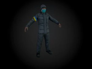ukrainian revolutionary 3D Model