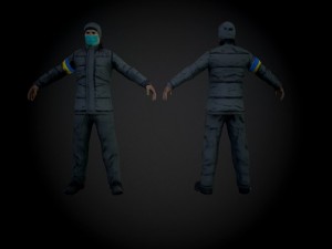 ukrainian revolutionary 3D 모델