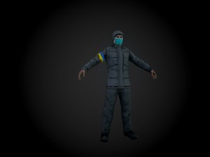 ukrainian revolutionary 3D 모델