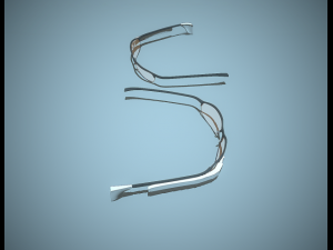 google glass Modello 3D