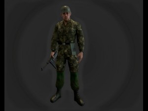 german fallschirmjager 3D Model