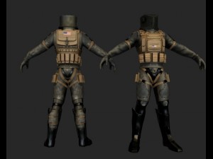 soldier of the future 3D 模型